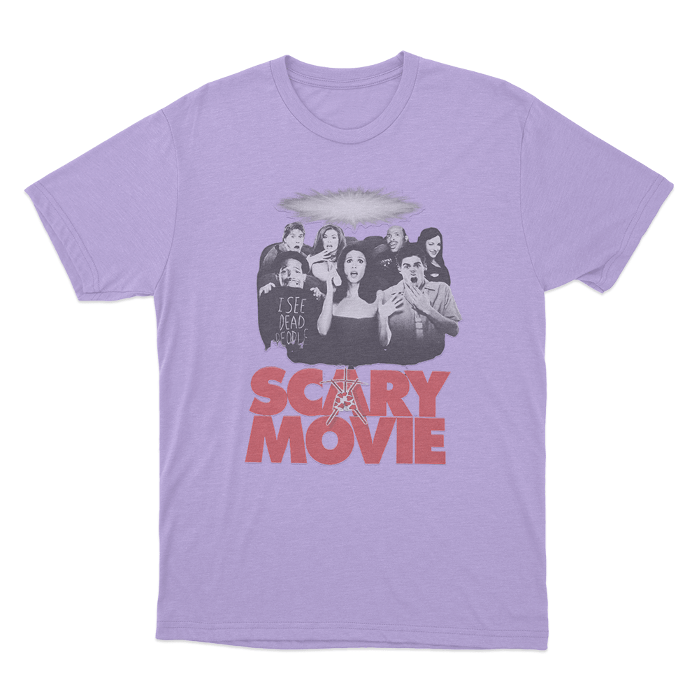 Scary Movie Cast Poster Unisex T Shirt Purple Scary Movie Cast Poster Unisex T Shirt Purple